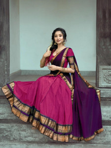 R K INFINITIVE Solid Semi Stitched Lehenga Choli