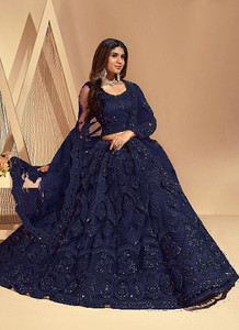 ZAALIMA FASHION Embroidered Semi Stitched Lehenga Choli