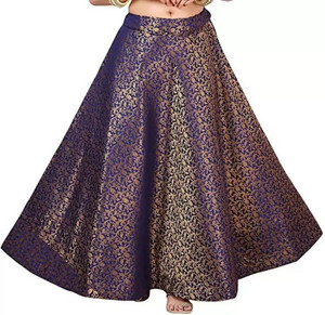 BALAAD CREATION Self Design Semi Stitched Lehenga Skirt