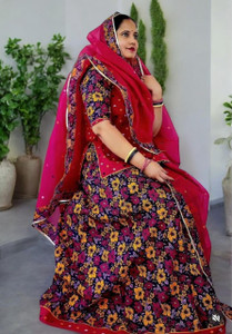 Man Fashion Embroidered Semi Stitched Rajasthani Poshak