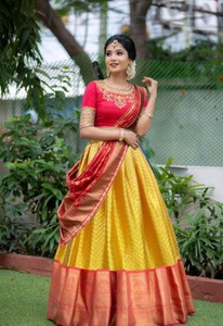 PRO TEXOFAB Embellished Semi Stitched Lehenga Choli