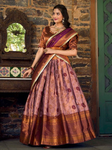 SHREEENATHJICREATION Self Design Semi Stitched Lehenga Choli