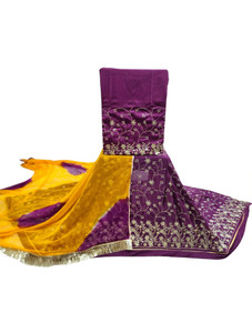 Man Fashion Embroidered Semi Stitched Lehenga Choli