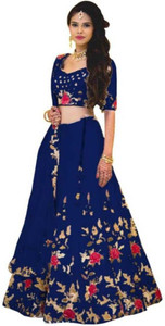 RamKrupa Creation Embroidered Semi Stitched Lehenga Choli