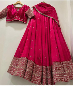 Bonanza Embroidered Semi Stitched Lehenga Choli