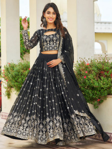 Jogmaya Fashion Embroidered Semi Stitched Lehenga Choli