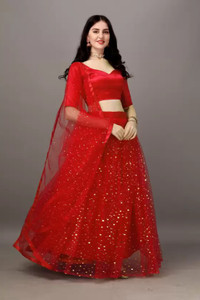 Rinu Self Design Semi Stitched Lehenga Choli
