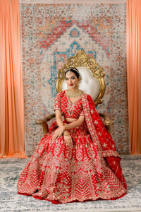 aadhiya impex Embroidered Semi Stitched Lehenga Choli