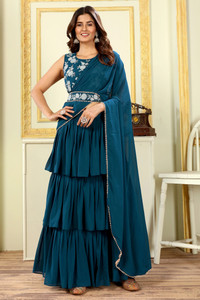PATLANI STYLE Self Design Stitched Lehenga Choli