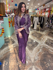 nilormy Embellished Stitched Lehenga with Jacket