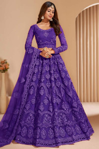 Reelove Factory Embroidered Semi Stitched Lehenga Choli