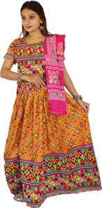 TAVAN Embroidered Semi Stitched Lehenga Choli