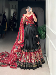 supreetha Printed Semi Stitched Lehenga Choli