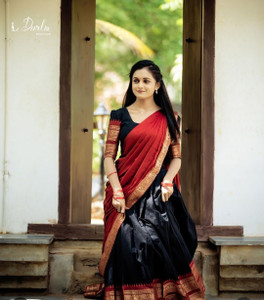 SHREE SANT SAREES Self Design Semi Stitched Lehenga Choli