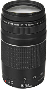 Canon EF 75 - 300 mm f/4-5.6 III  Telephoto Zoom  Lens