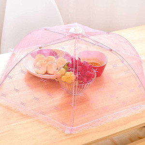 RCEENTERPRISE Mesh Folding Food Cover for Kitchen, Dining Table & Outdoor Use 18 inch Lid, Pack of 1