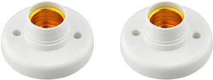 A1 Gadgets Screw Type E-27 Wall Holder for Led/Electric Bulb for Indoor Outdoor Use Plastic Light Socket
