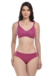 Unitrust Premium Quality Lingerie Set Non-Padded Bra and Matching Panty For Women Lingerie Set