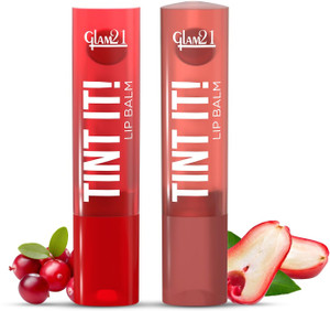 Glam21 Tint it LipBalm Everyday Hydration with SPF15 & Vit-E | Shea Butter Avocado Oill Rose Apple & Cranberry