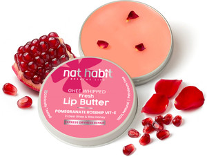 Nat Habit Pomegranate Rose Lip Balm - Image 6