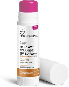 Dermatouch Kojic Acid Ceramide SPF 50 Pink Lip Balm - Image 6