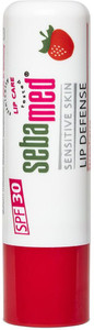 Sebamed Lip Defense, Strawberry|SPF 30 + Vit E, Jojoba Oil, Chamomile| STRAWBERRY