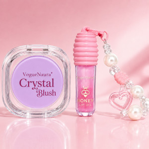 vogueNaura Crystal Bloom Duo Blush & Shine Kit - Image 4