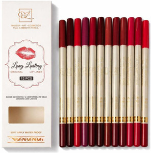 GLOW IT Matte Lip Liner Pencil - Set of 12