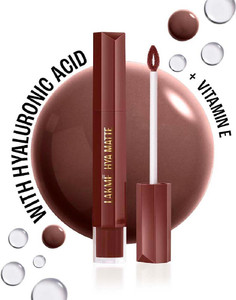 Lakmé 9to5 Hya Matte Lip Liquid + Hyaluronic Acid Monday Mocha 5.3ml
