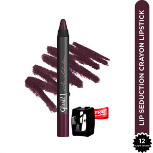 Glam21 Lip Seduction Non-Transfer Crayon Lipstick|Longlasting Creamy Matte Formula