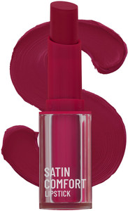 SWISS BEAUTY Satin Comfort Lipstick | Ultra Hydrating | Highly Pigmented | Satin Matte Finish