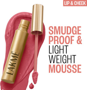 Lakmé Double Duty Lip & Cheek Mousse Matte Lipstick & Soft Blush