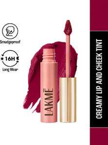 Lakmé Double Duty Lip & Cheek Mousse Matte Lipstick & Soft Blush