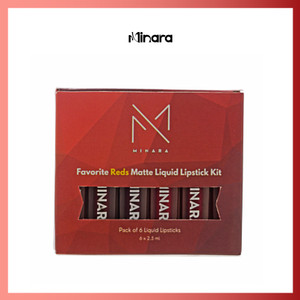 MINARA Matte Liquid Lipstick, Smudge proof & Lasts For 20Hrs