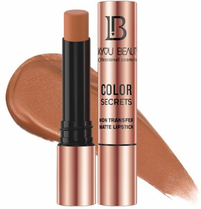 Lakyou Beauty Color Secrets | Non-Transfer Matte Lipstick | Bold Red | Long Lasting Wear