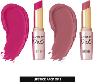 Lakmé Primer + Matte Lipstick Pack of 2