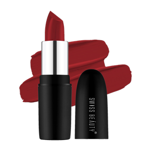 SWISS BEAUTY Pure Matte Creamy Lipstick | Non Drying Pigmented | Smooth Long Lasting