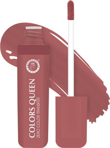COLORS QUEEN Zero Color Transfer Lightweight, Waterproof, Long Lasting Liquid Matte Lipstick
