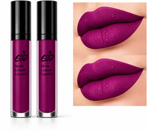 EOD Matte Liquid Lipstick Set of 2 | Rich Pigment | Non-Drying Formula