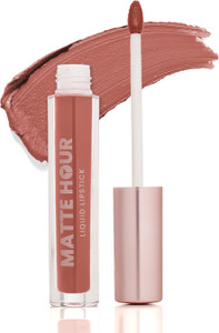 SWISS BEAUTY Matte Hour Liquid Lipstick | Non Transfer | Waterproof | 10H Long Wear
