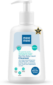 MeeMee Baby Cleanser Kills 99.9% Germs for Baby Accessories, Fruits, Toys & Veggies Liquid Detergent
