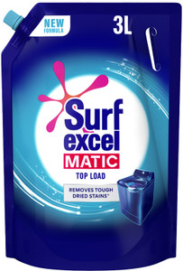 Surf excel Matic Top Load Liquid Detergent Refill pouch, Remove Stains Fresh Liquid Detergent