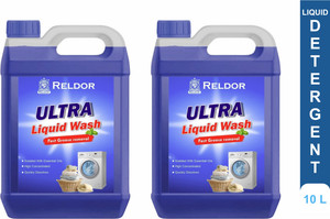 RELDOR Washing machine liquid detergent pink front load combo (10ltr) Lavender Liquid Detergent