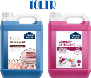 Cleaning house Premium Ultra Wash Top load & Front Load machine liquid detergent Double flavour Lavender Liquid Detergent
