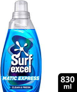 Surf excel Matic Express Clean & Fresh (830ml bottle) Multi-Fragrance Liquid Detergent