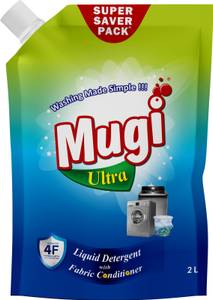 mugi Ultra Liquid Detergent (Inbuilt Fabric Conditioner) Fresh Liquid Detergent