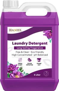 HANIEL Liquid for Fabric Care Suitable for Top and Front Load Machine Lavender Liquid Detergent
