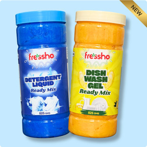 Fressho Detergent Liquid & Dishwash Gel Combo - Image 6