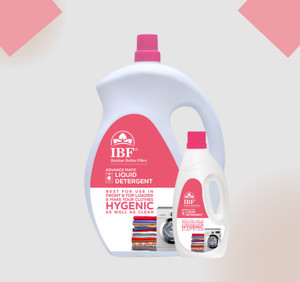 IBF Advance Washing Machine pink liquid detergent Top Load & Front load liquid 6L Multi-Fragrance Liquid Detergent