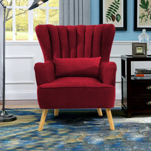 LKBS ART Wing Chair,Bedroom High Back Arm Rest Chair Foam Living Room Chair